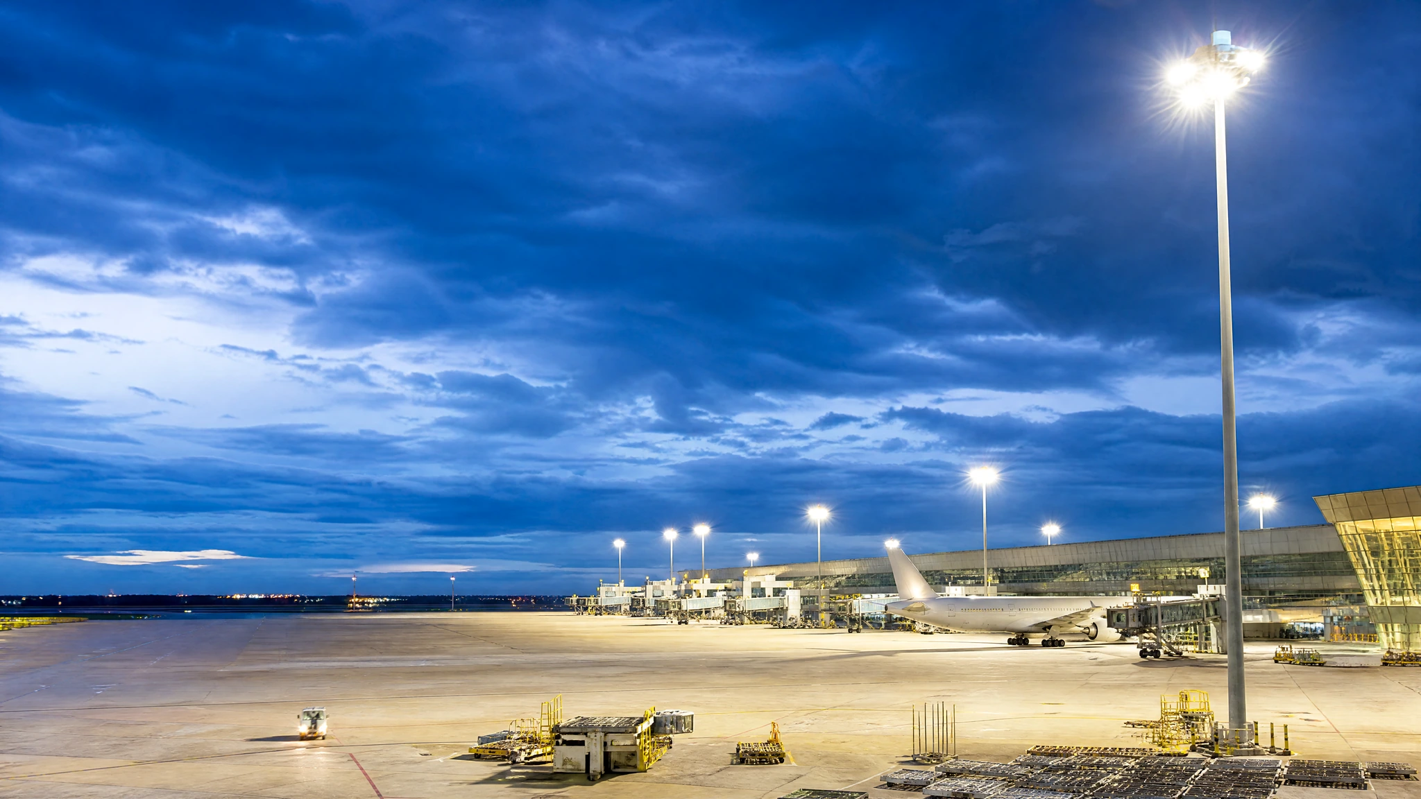 Airport Apron and Maintenance-Area High-Mast Lighting