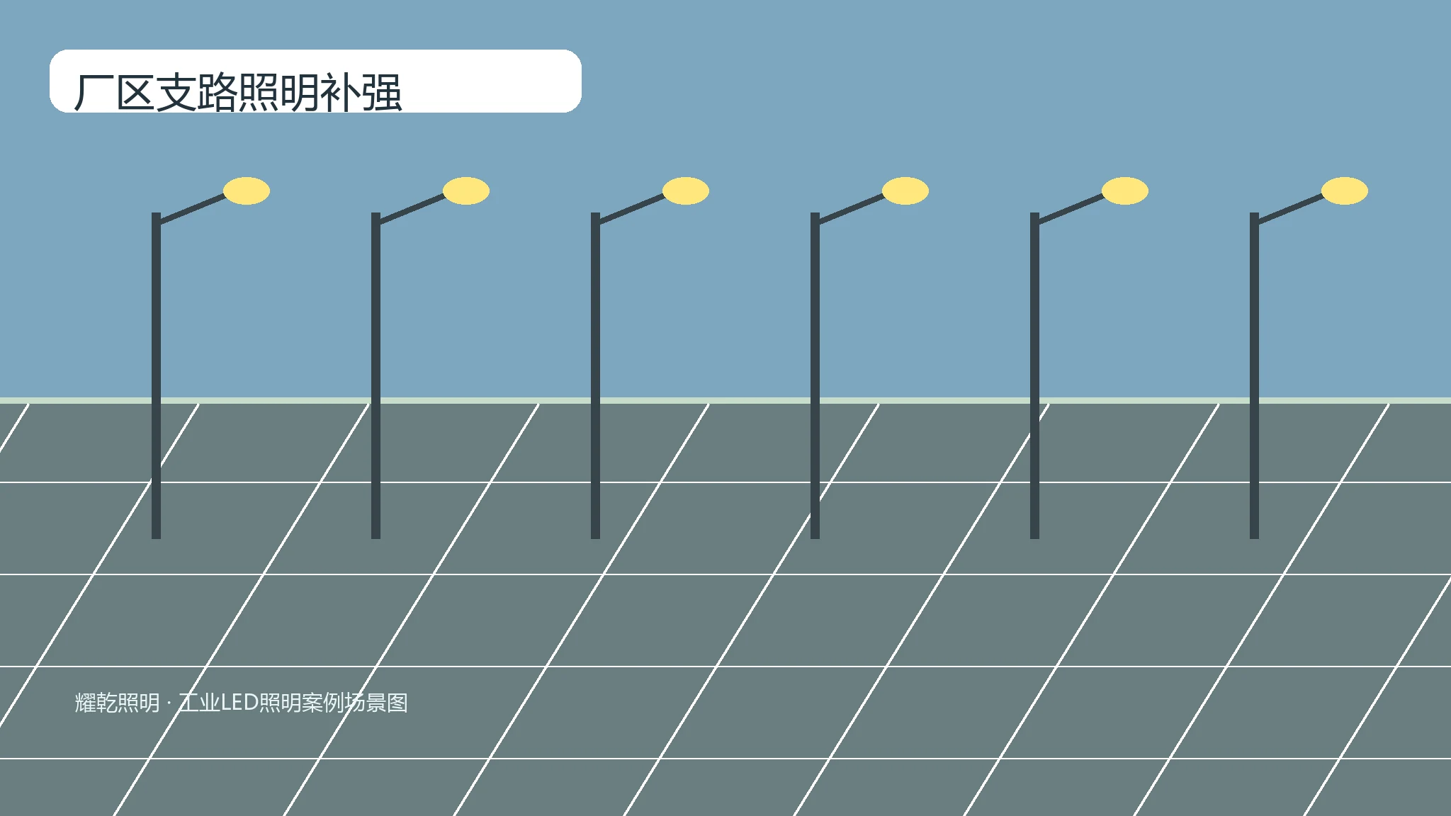 Factory Branch Road Lighting application image