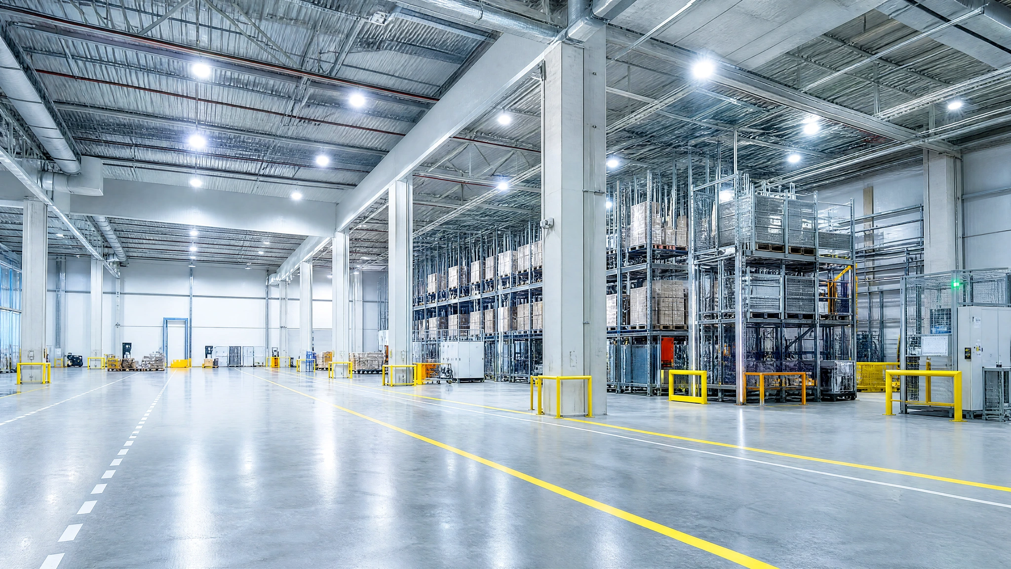 Smart High Bay Lighting for Workshop Energy Saving application image