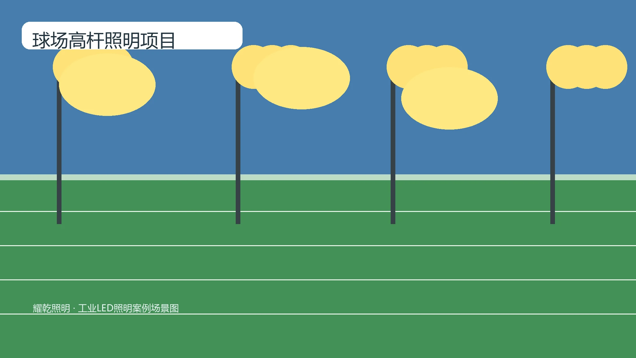 LED Sports Field and High Mast Lighting