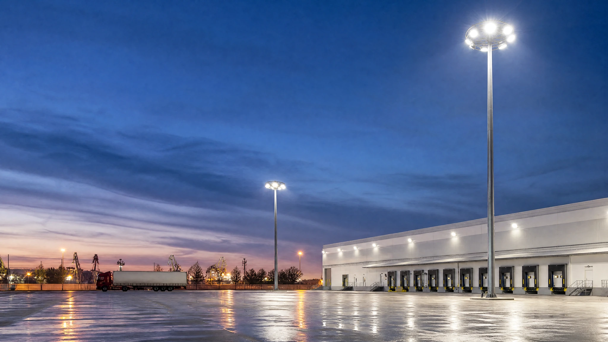 2026 Industrial Yard Floodlight Layout: Pole Position, Optics and Safety cover