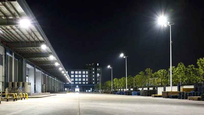 厂区堆场投光照明案例图片