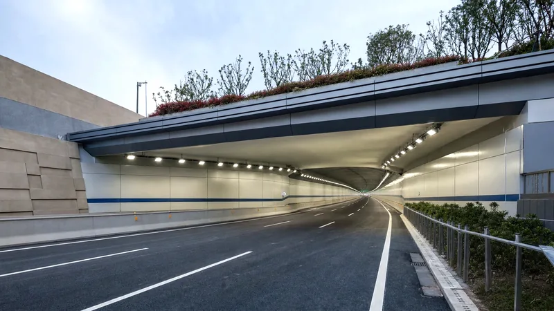 公路隧道入口加强照明案例图片