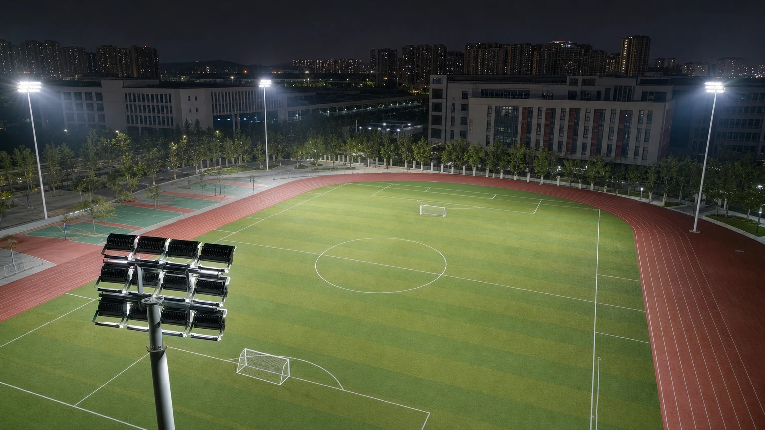 学校操场高杆照明推荐产品图